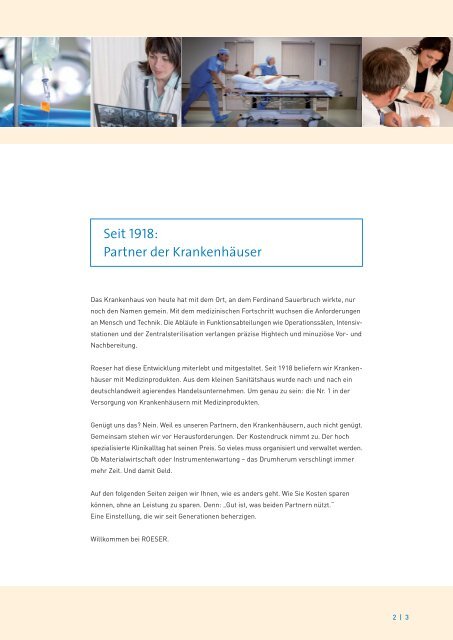 INSTRUMENTE GEGEN KOSTENDRUCK - Roeser Medical GmbH