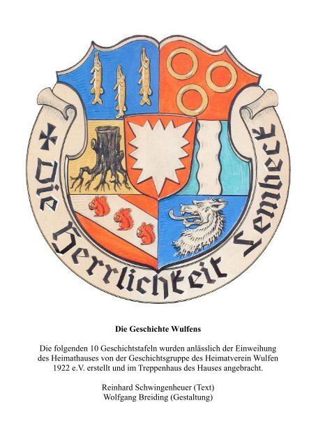 Die Geschichte Wulfens - Heimatverein Wulfen 1922 eV