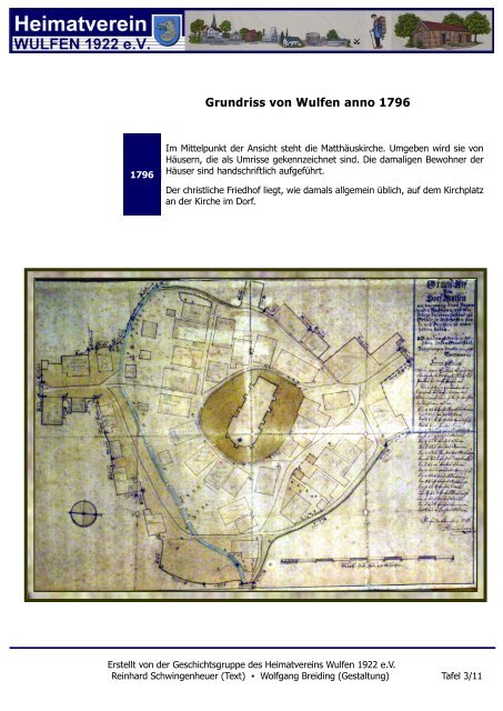 Die Geschichte Wulfens - Heimatverein Wulfen 1922 eV