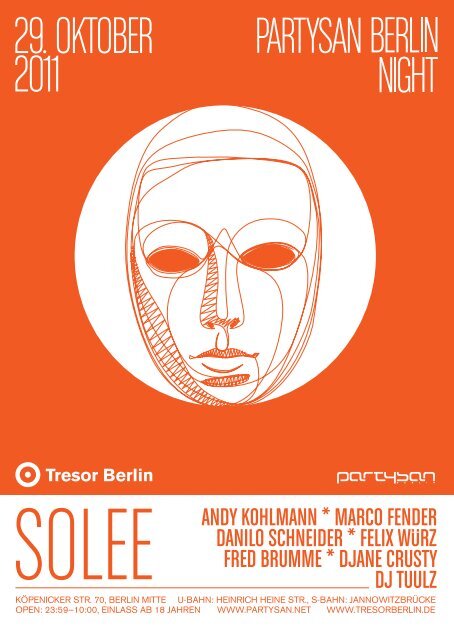 Im Heft: ATB, Oliver Koletzki, SOLOLUM, UMAMI, Torsten ... - Partysan