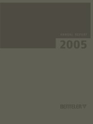 Annual Report 2005 - Benteler