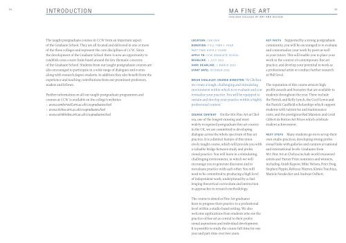 graduate school directory 2011/12 - Camberwell College of Arts ...