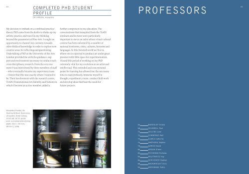 graduate school directory 2011/12 - Camberwell College of Arts ...