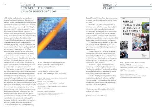 graduate school directory 2011/12 - Camberwell College of Arts ...