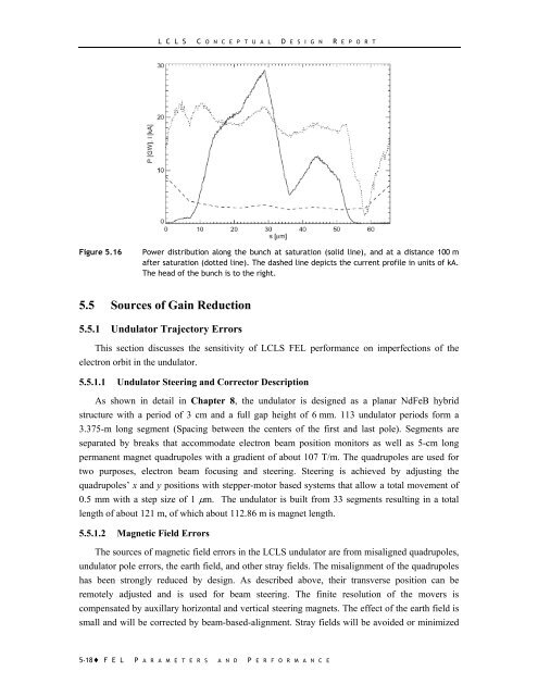 LCLS Conceptual Design Report - Stanford Synchrotron Radiation ...