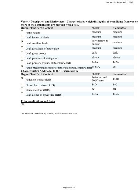 Plant Variety Journal - IP Australia