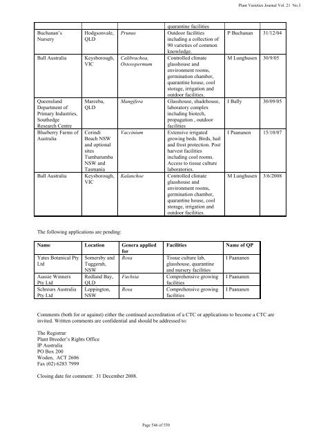 Plant Variety Journal - IP Australia