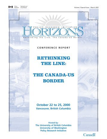 rethinking the line: the canada-us border - Horizons de politiques ...