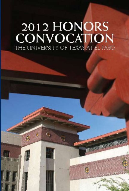 2012 Program Pdf University Of Texas At El Paso 2012 Program Pdf University Of Texas At El Paso