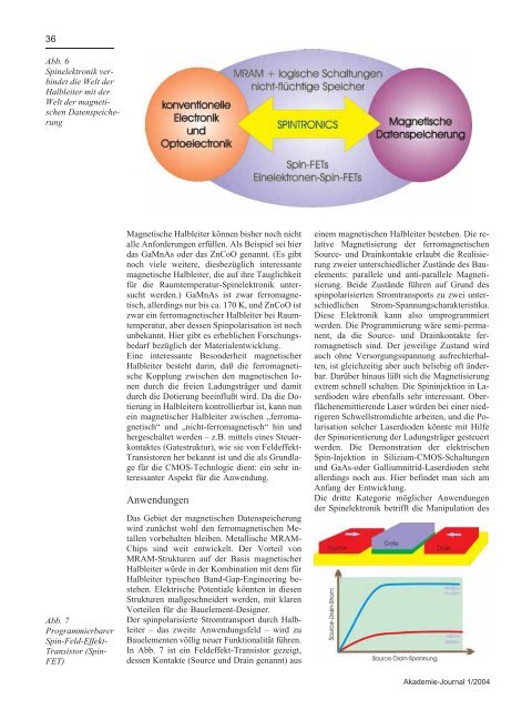 Akademie-Journal 1/2004 - Union der deutschen Akademien der ...