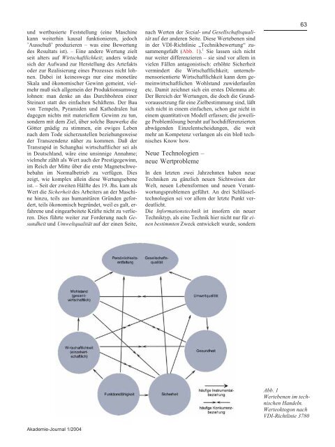 Akademie-Journal 1/2004 - Union der deutschen Akademien der ...