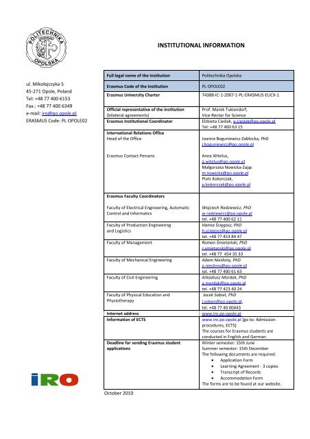 courses in english