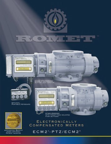 Romet Rotary Mount Volume Corrector ECM2 PTZ PDF