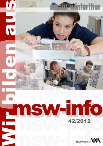 msw-info Ausgabe 42 - msw-winterthur