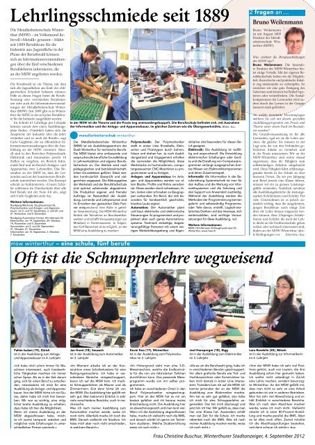 msw-info Ausgabe 42 - msw-winterthur