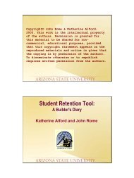 Student Retention Tool - A Builder's Diary - Educause