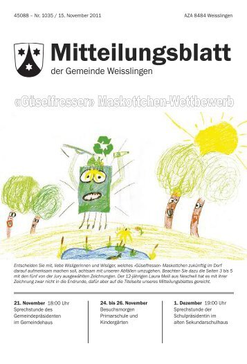 Mitteilungsblatt - Weisslingen