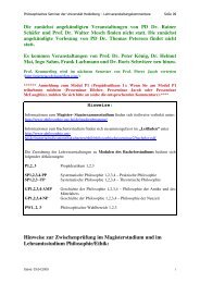 sose09 1 - Philosophisches Seminar - Uni.hd.de