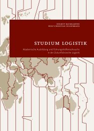 Studie „STUDIUM LOGISTIK - Berufs- und Beschäftigungsguide ...