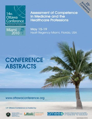CONFERENCE ABSTRACTS - Ottawa Conferences
