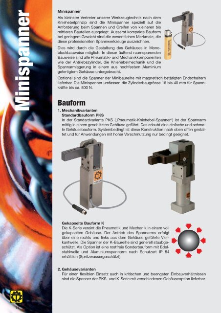 Katalog Spannen Greifen NEU:Pro. Umformtechnik - Romicon