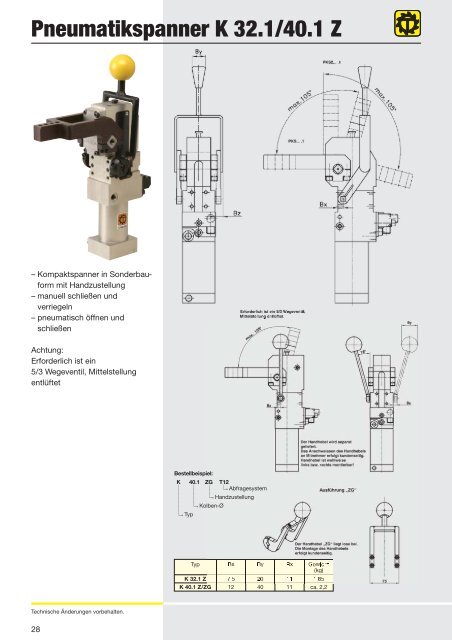 Katalog Spannen Greifen NEU:Pro. Umformtechnik - Romicon