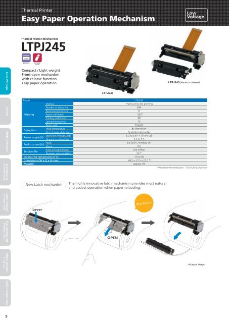 Thermal Printer - Seiko Instruments GmbH