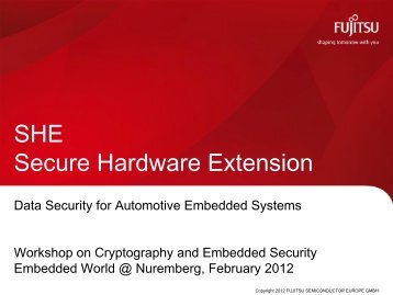 SHE Secure Hardware Extension - ESCRYPT