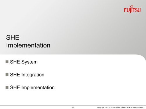 SHE Secure Hardware Extension - ESCRYPT