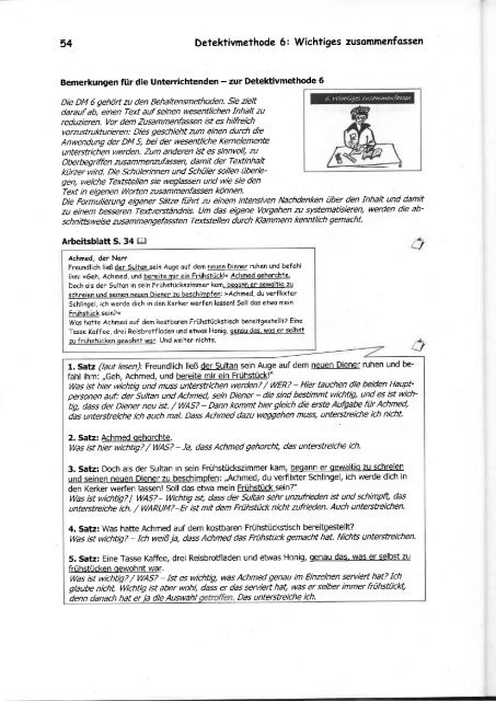 Textdetektive Lehrermanual