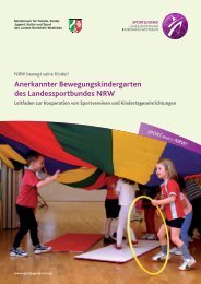 Anerkannter Bewegungskindergarten des ... - LSB NRW