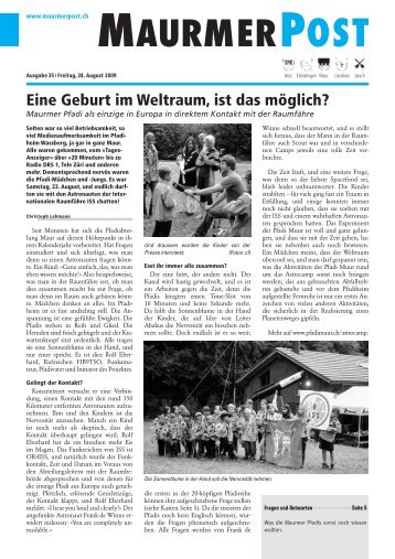 MP Nr. 35 vom 28.8.09