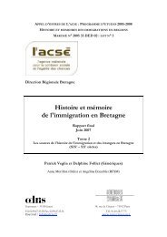 Histoire et mémoire de l'immigration en Bretagne - Odris