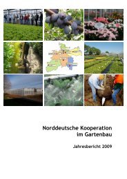 Jahresbericht 2009 - Norddeutsche Kooperation im Gartenbau