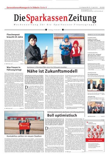 als PDF downloaden - Sparkassenzeitung