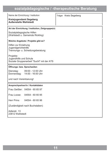 Wegweiser Dezember 2010.pub - Wahlstedt