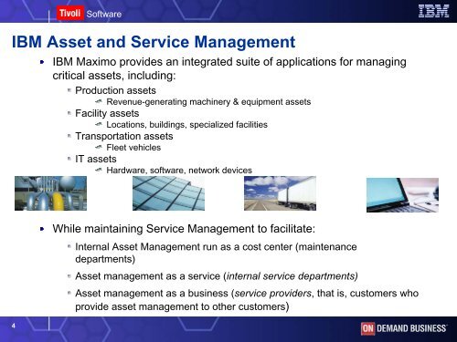 IBM Asset And Service Management