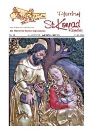 Ausgabe Nr. 04 vom 23.12.2012 - Pfarrei Sankt Konrad Regensburg