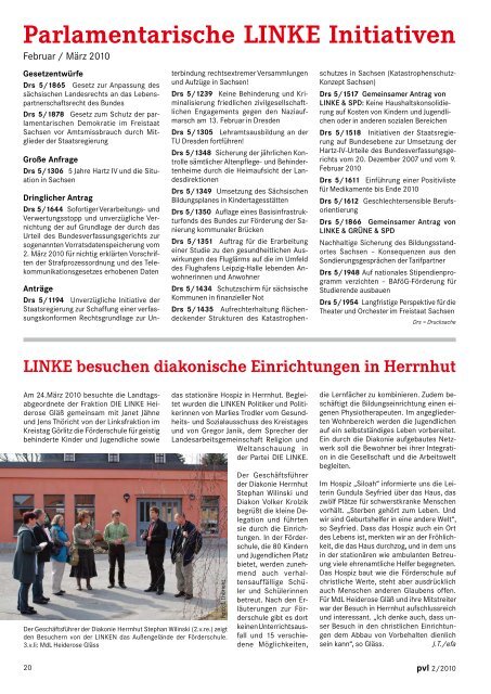 Schwerpunktthema: - Fraktion DIE LINKE im Sächsischen Landtag