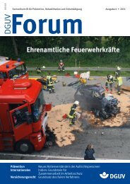 Ausgabe 6/10 - DGUV Forum