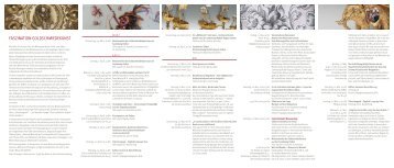 Rahmenprogramm (PDF) - Bayerisches Nationalmuseum
