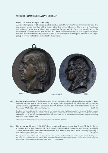 WORLD COMMEMORATIVE MEDALS - Baldwin's