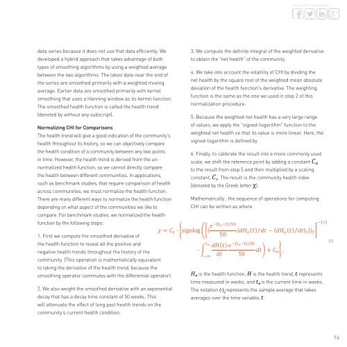 Community Health Index - Lithium