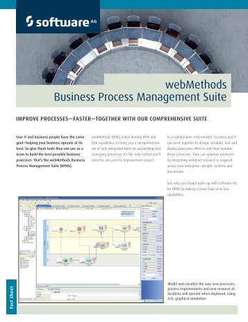 webMethods Business Process Management Suite - Software AG