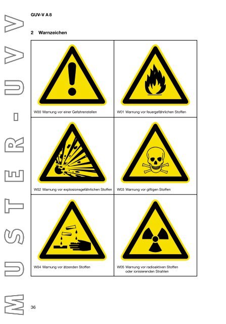 GUV-V A8 - Sicherheitstechnische Dienste und Umweltschutz