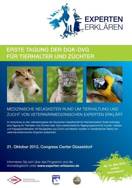 Vet-Congress 10. - 13. Nov. 2011 Estrel Convention Center, Berlin ...