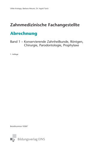 Zahnmedizinische Fachangestellte Abrechnung - Plantyn