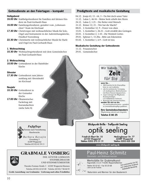 Gemeindebrief Heckinghausen 12/2011+01/2012 - Vereinigte ...