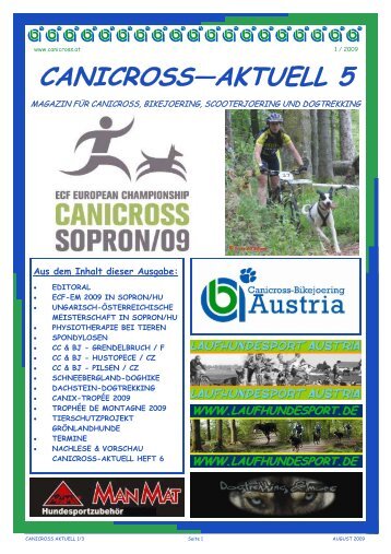 CANICROSS—AKTUELL 5 - Canicross - Bikejöring Austria