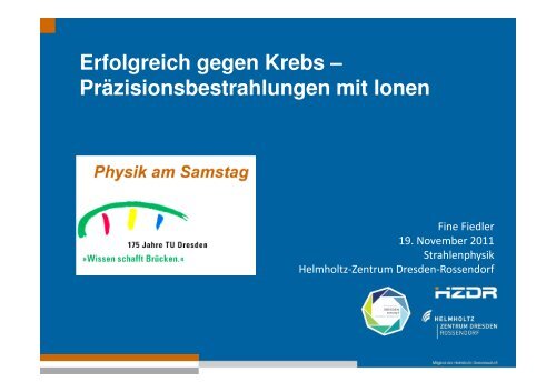 Material zum Vortrag (14,9 MB pdf-Datei - Physik am Samstag